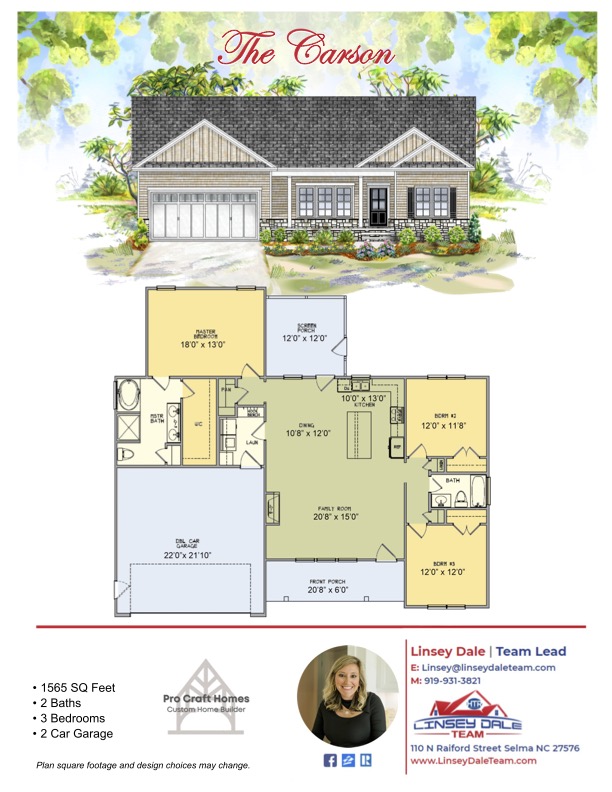 Carson Plan, Edgerton Farm Estates, Pikeville, NC 27863 Zillow